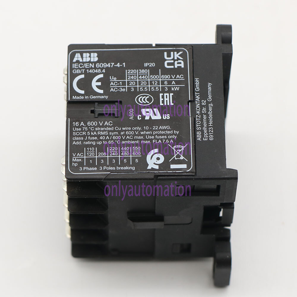 New ABB Miniature AC Contactor IEC/EN60947-4-1 1PCS