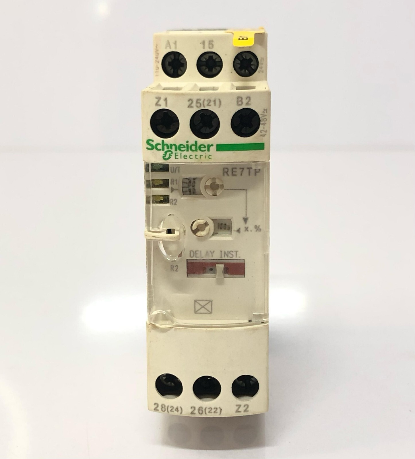SCHNEIDER ZELIO RE7TP13BU ON DELAY TIMER RELAY