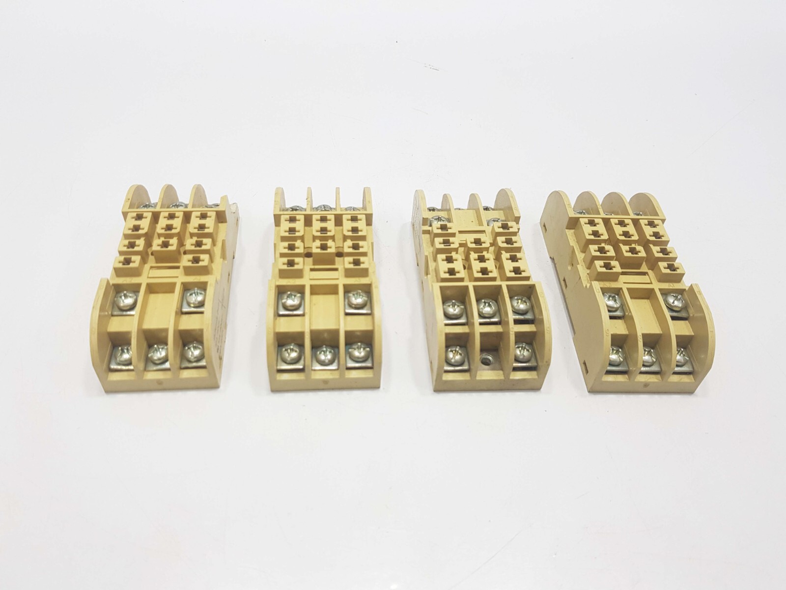 ELECTROMATIC D411 RELAY SOCKET BASE – LOT OF 4