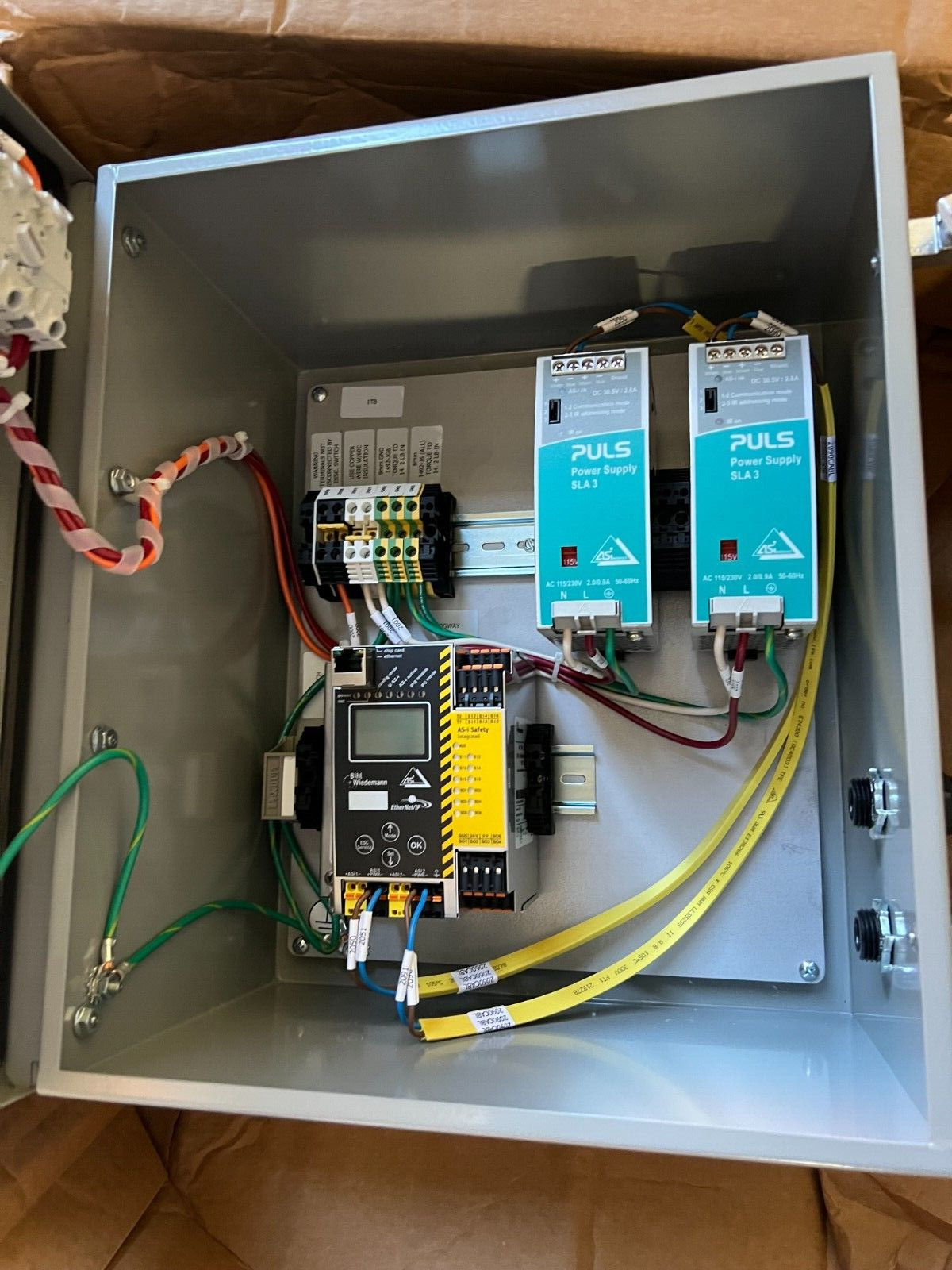Dematic D7904-00785 ASI Dual Gateway Bihl Wiedemann BWU3544 AS-I, x2 PILS SLA3