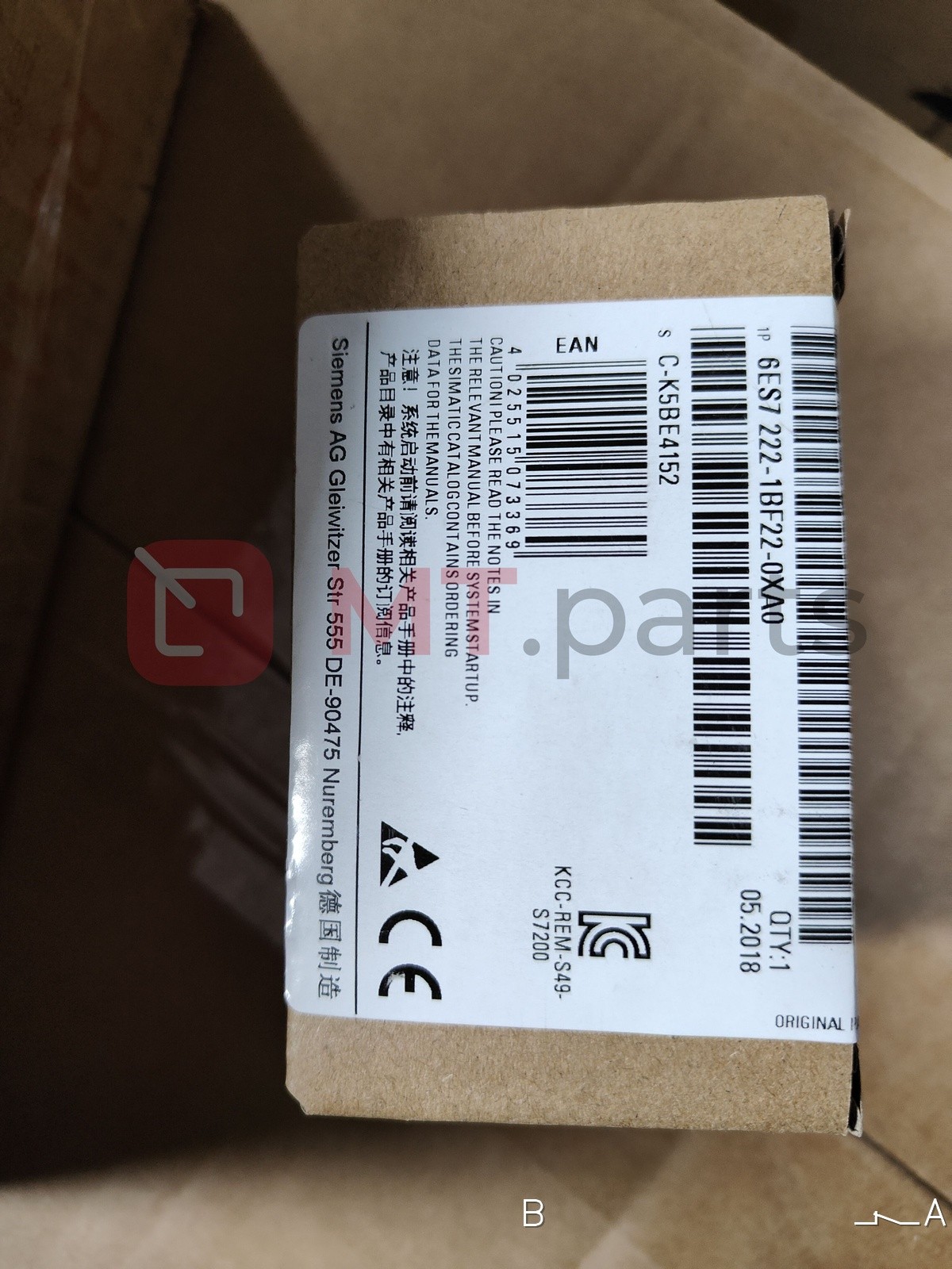 Surplus 1× Siemens 6ES7222-1BF22-0XA0 Refurbished in box US Seller