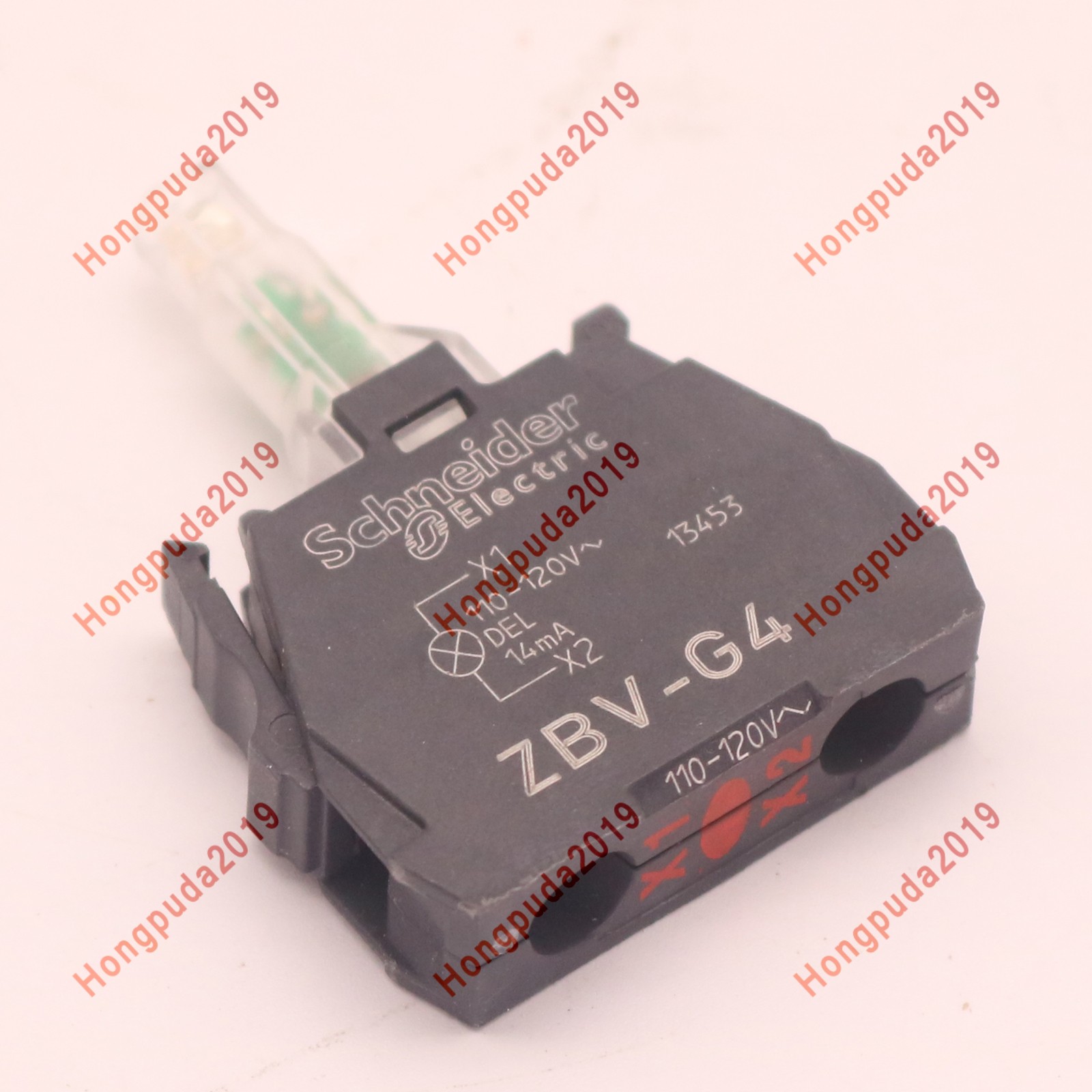one Brand New Schneider ZBVG4 Button switch indicator light Free shipping