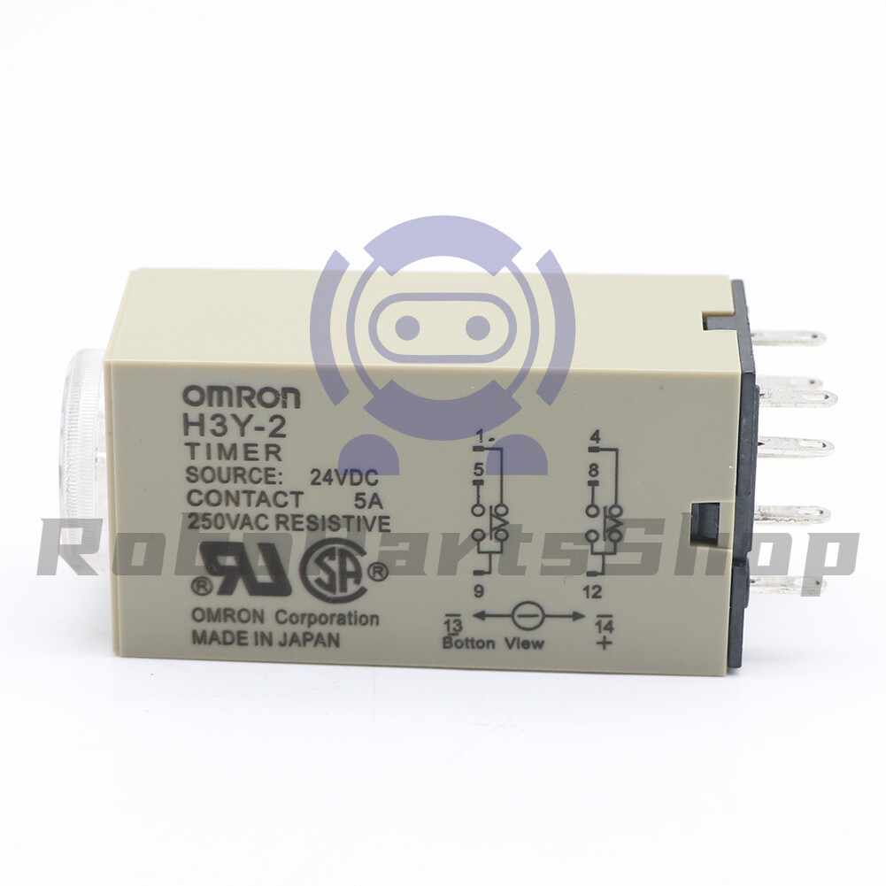 1PCS New Omron H3Y-2 H3Y2 PPower-on Delay Timer Relay 8 Pins /RS