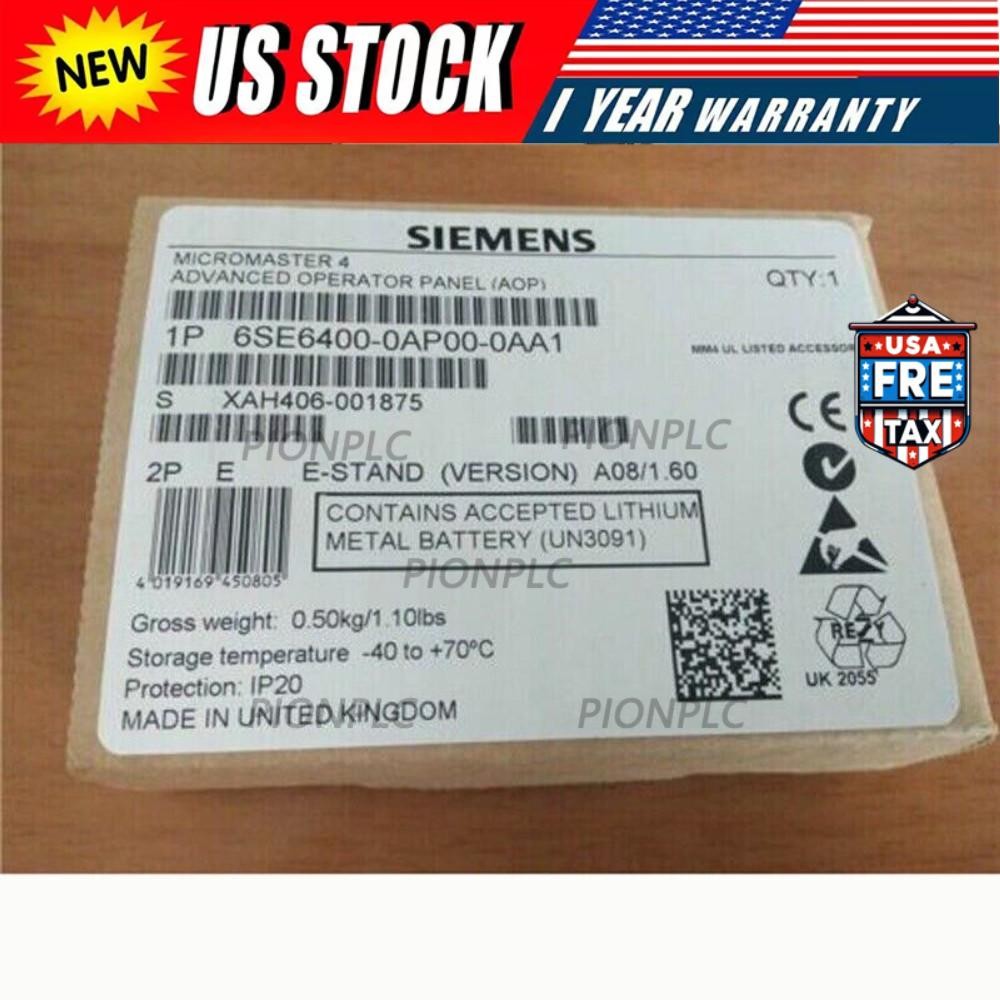 New Siemens 6SE6400-0AP00-0AA1 6SE64000AP000AA1 Advanced Operator Panel