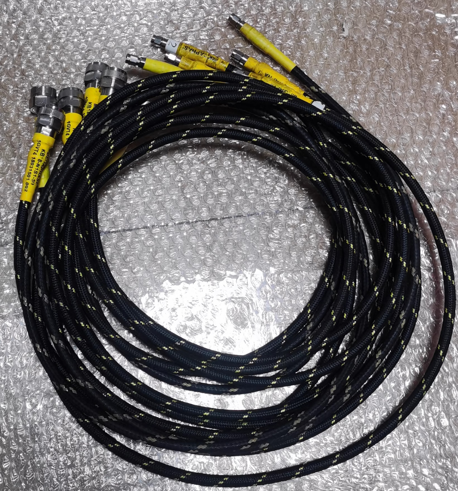 1pc MEGAPHASE KB18-N1S1-59 10-18GHz 1.5m N turn SMA RF Test Cable