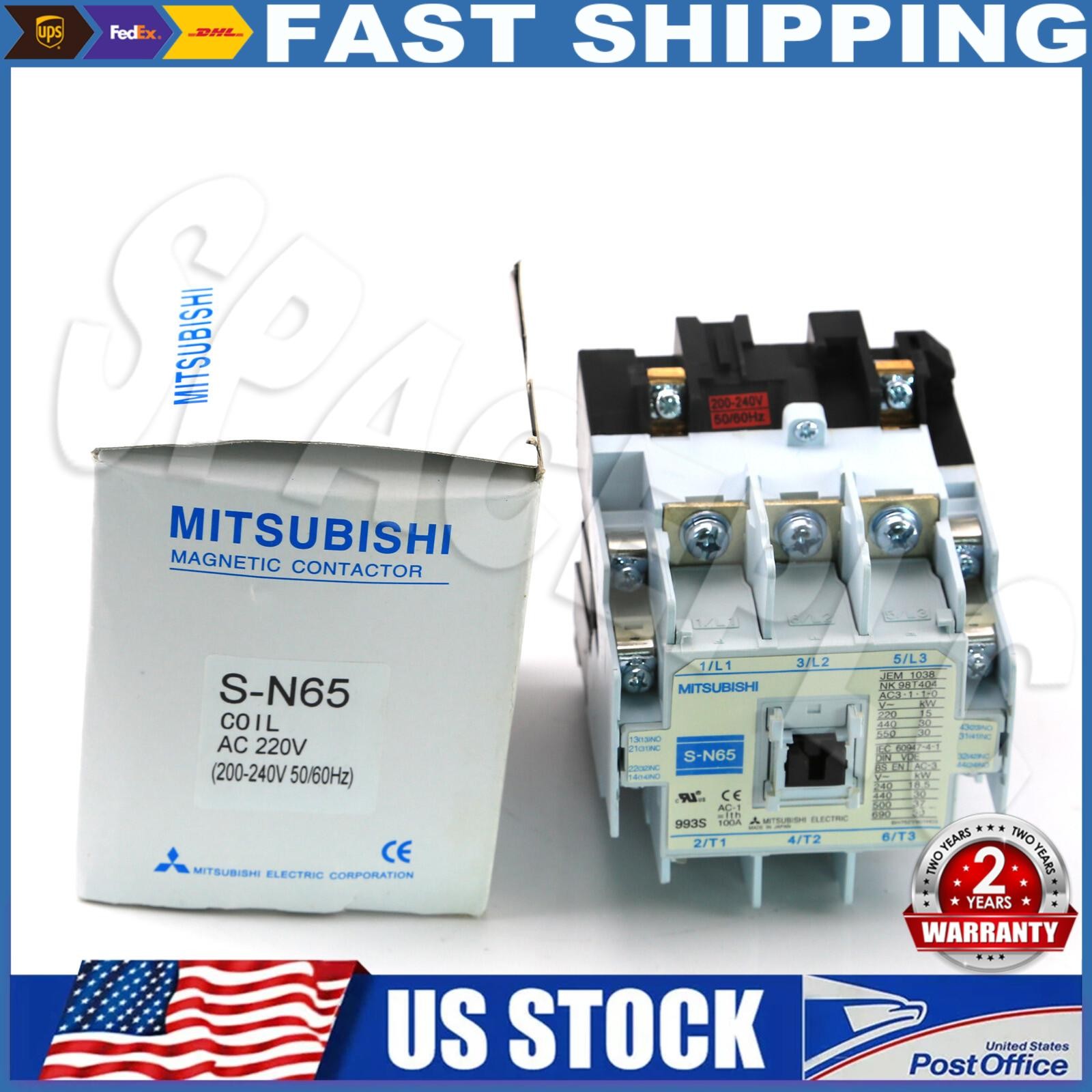 Mitsubishi S-N65 AC220V Magnetic Contactor 1PC New Fast Shipping SN65