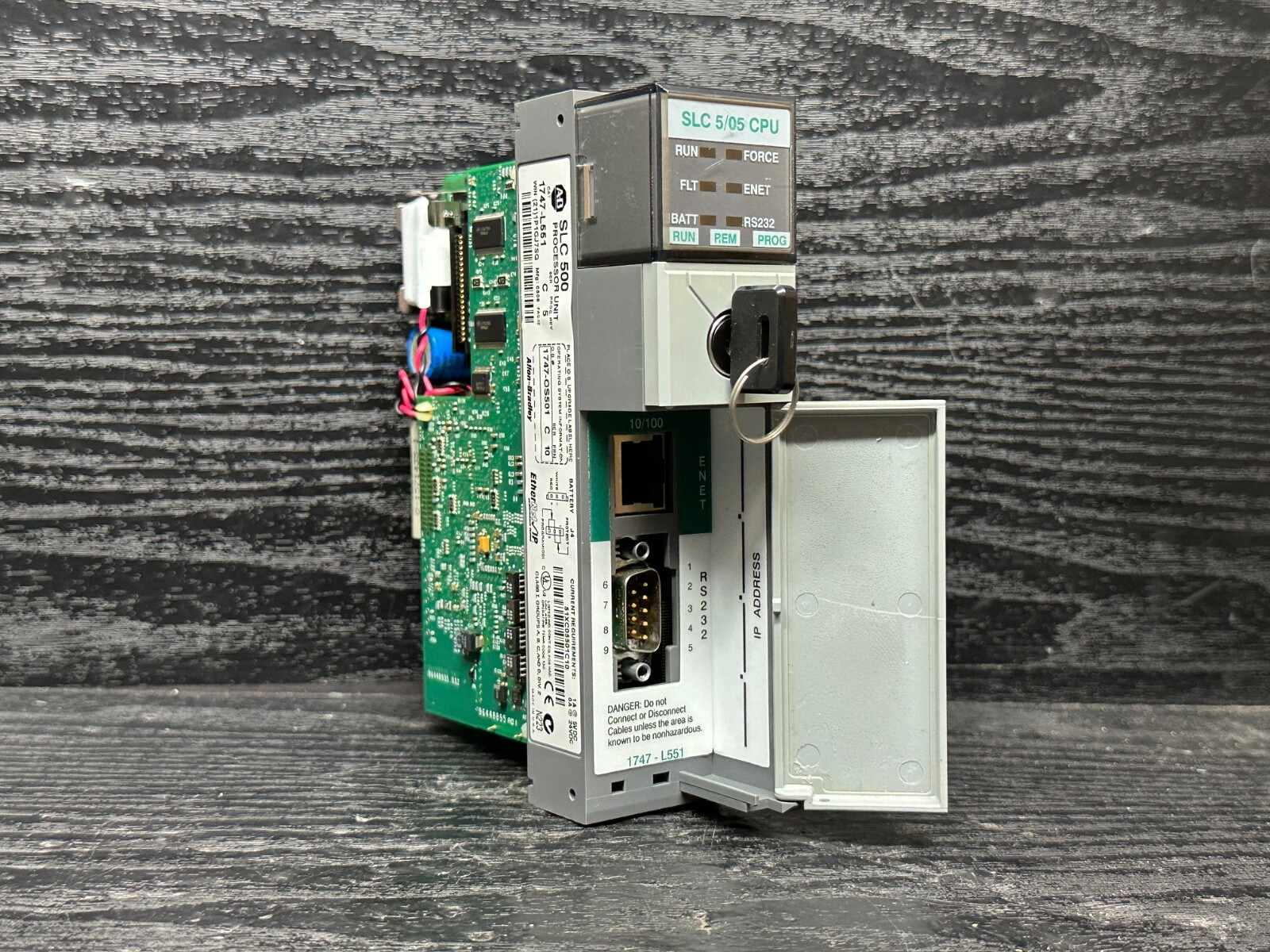 Allen Bradley 1747-L551 Ser C 1747-OS501 C FRN 10 SLC 500 5/05 CPU Processor 16K
