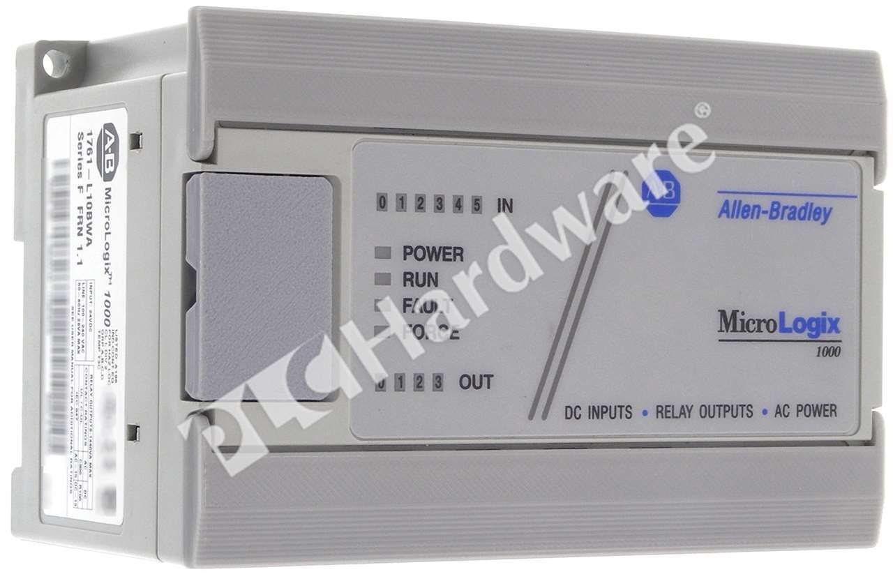 Allen Bradley 1761-L10BWA Ser F MicroLogix 1000 6-In/4-Out AC Power Controller