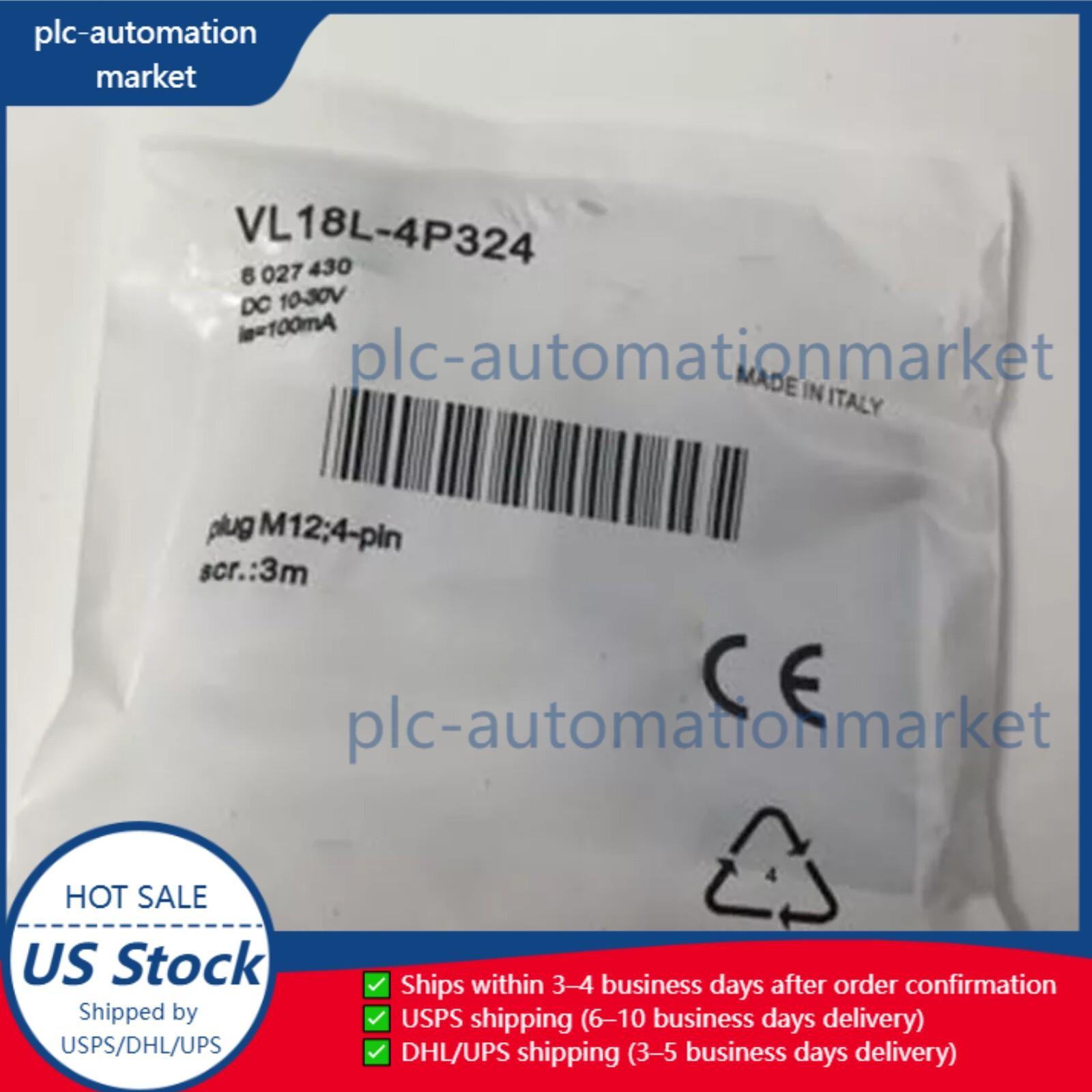 NEW SICK VL18L4P324 VL18L-4P324 6027430 Photoelectric Sensor Free Shipping