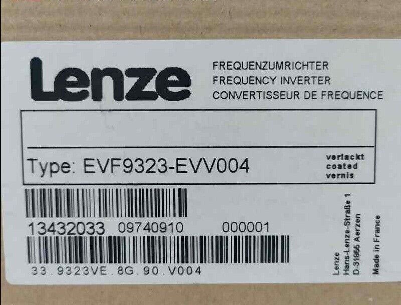EVF9323-EVV004 NEW LENZE EVF9323EVV004 INVERTER With Safety Relay Terminal