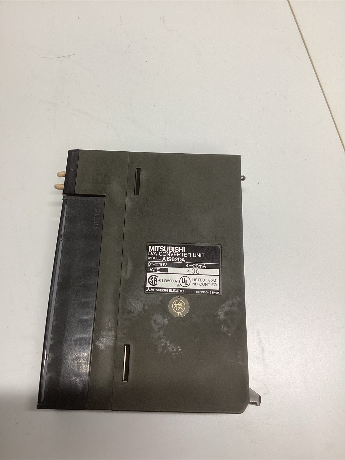 Mitsubishi D/A Converter Unit A1S62DA. V-465