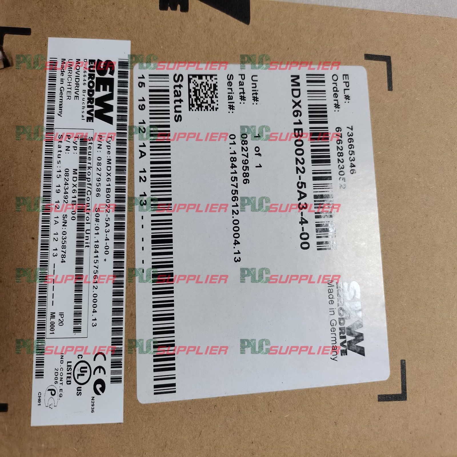 New factory sealed SEW MDX61B0022-5A3-4-00 With 1 Year warranty