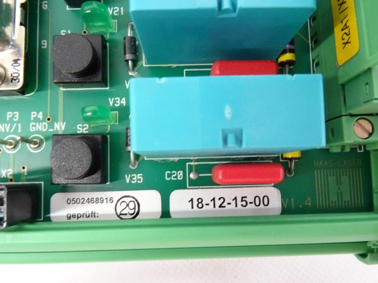 Trumpf 18-12-15-00 Haas – Laser Laser Control Board