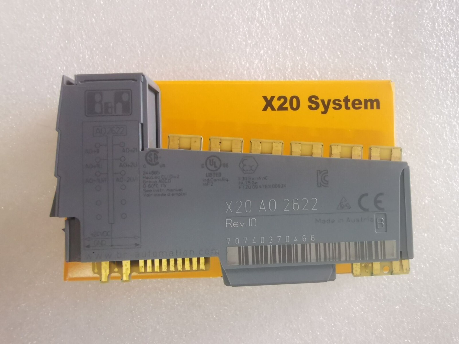 X20AO2622 1PCS New Sealed for B&R X20AO2622 X20 AO 2622 PLC Analog Output Module