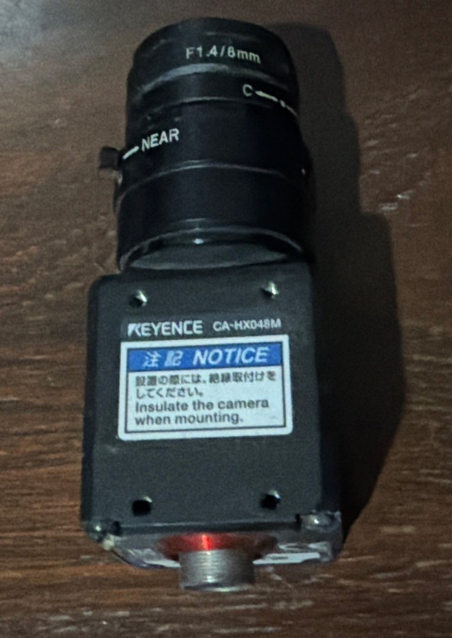 Keyence CA-HX048M Industrial Camera F1.4/8mm Lens