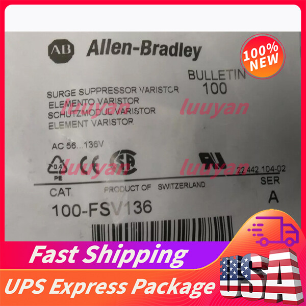 100-FSV136 New Sealed Surge Suppressor Varistor Allen Bradley Free Shipping