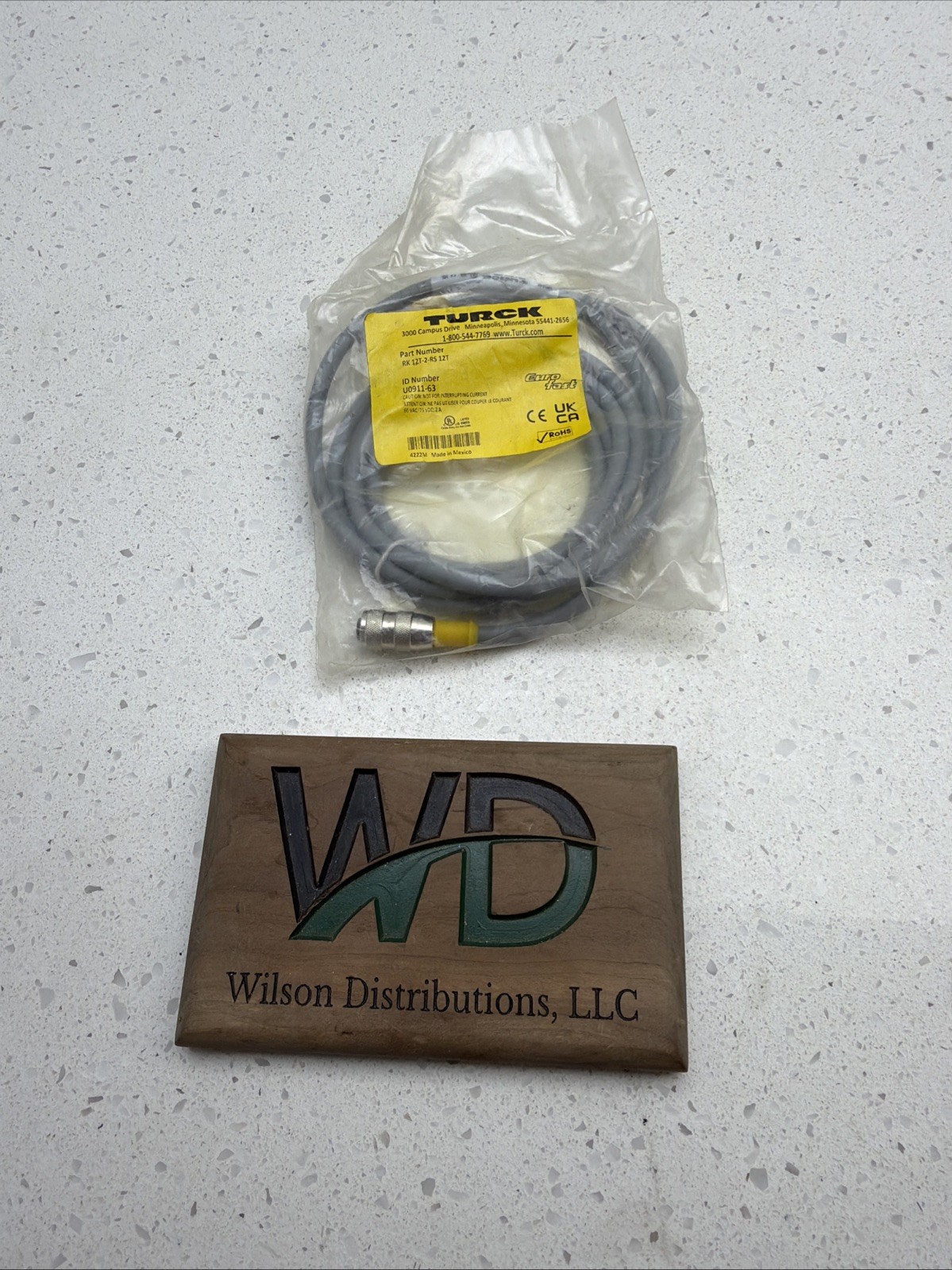 Turck RK 12T-2-RS 12T, Actuator and Sensor Cordset, Extension Cable, 2M U0911-63