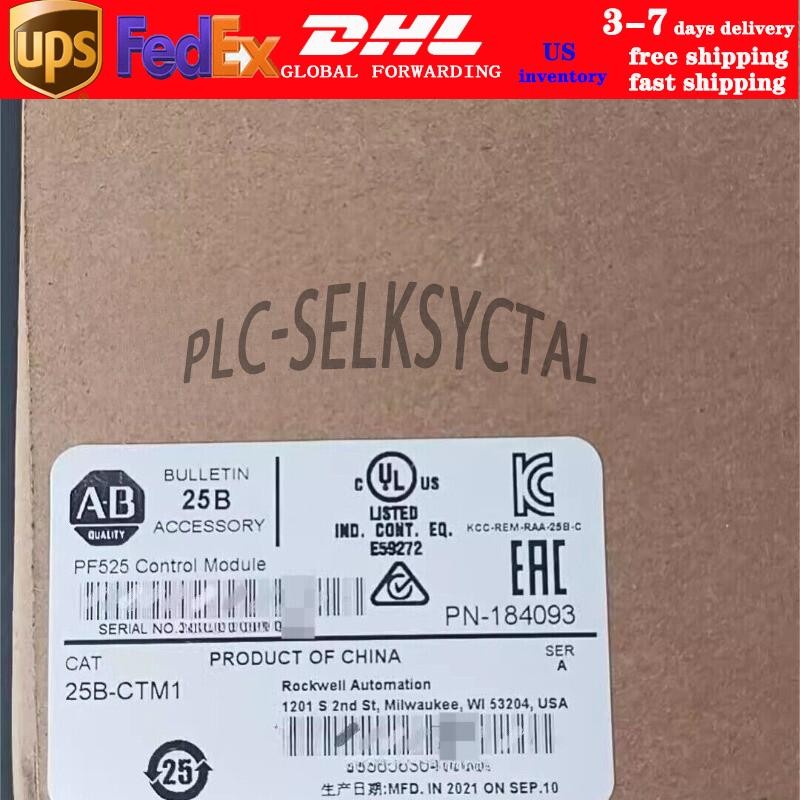 New AB 25B-CTM1 PowerFlex 525 Control Module Factory Sealed 25B-CTM1 US Free Tax