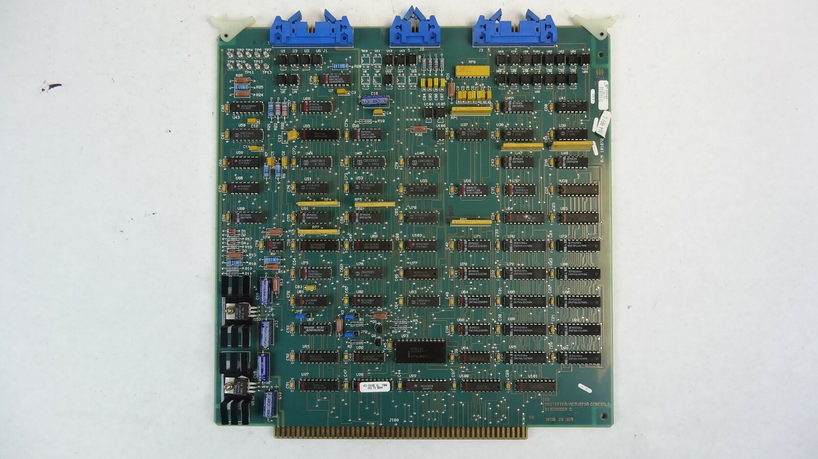 Powerware / Exide 101072804 Rev C Rectifier/Actuator Contol PCB Assembly