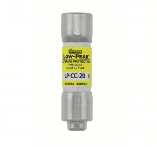 BUSSMANN LP-CC-20 Fuse 20A 600Vac 1ea