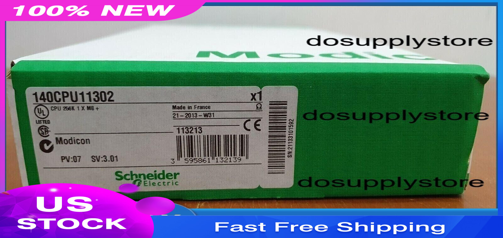 In Box 140CPU11302 140-CPU-11302 PLC Controller CPU Module US Free TAX