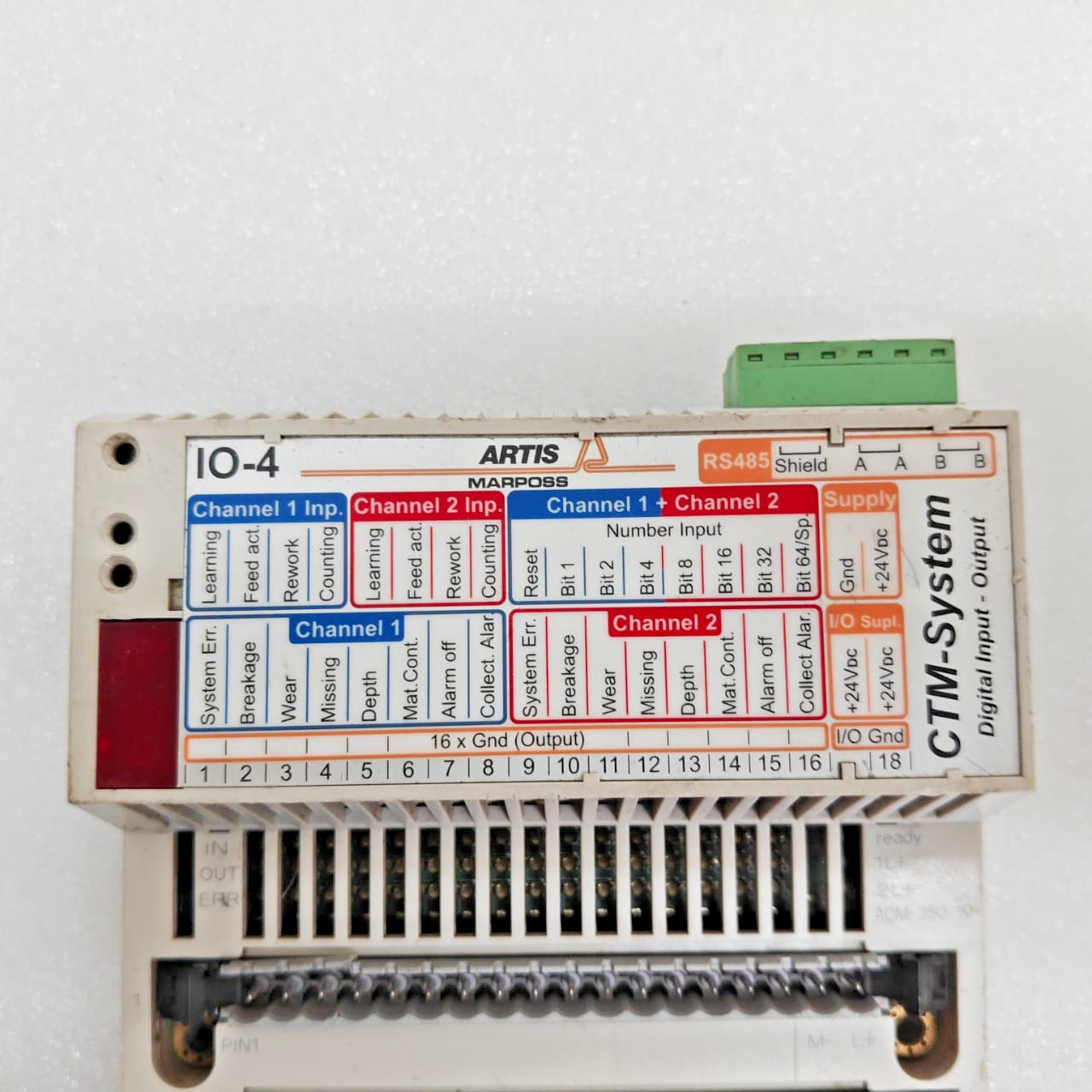 ARTIS MARPOSS IO-4 CTM-SYTEMS Digital Input Output RS485 Fast Ship