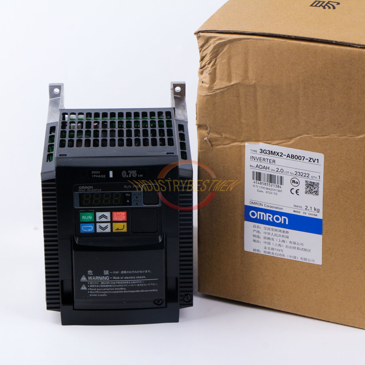 ONE Omron 3G3MX2-AB007-ZV1 3G3MX2-AB007-ZV1 Inverters 0.75kw NEW