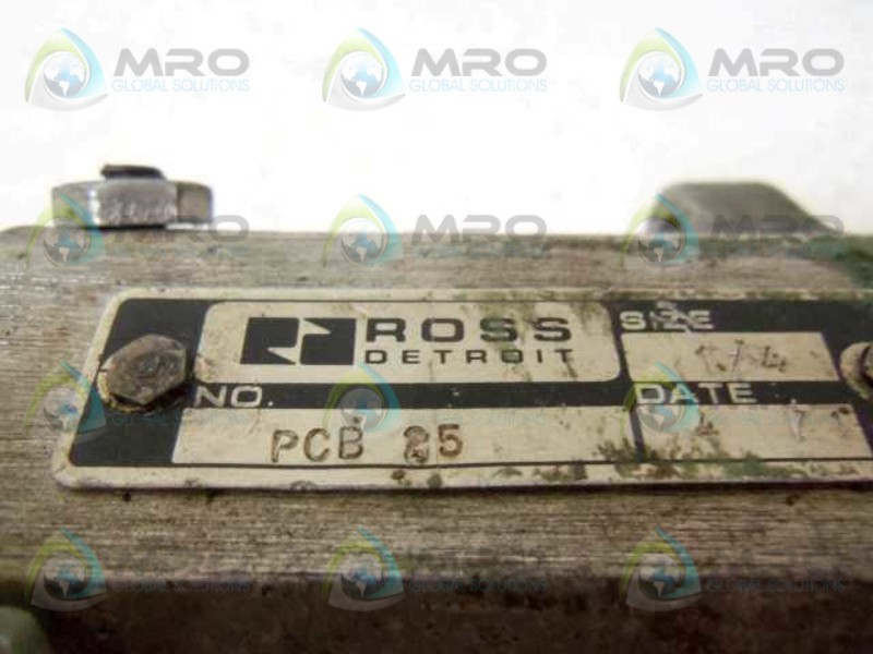 ROSS PCB 25 CAM VALVE UNMP