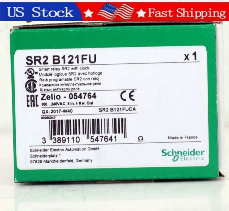 1PCS Brand New Schneider SR2B121FU Logic Relay US Sotck Fast delivery