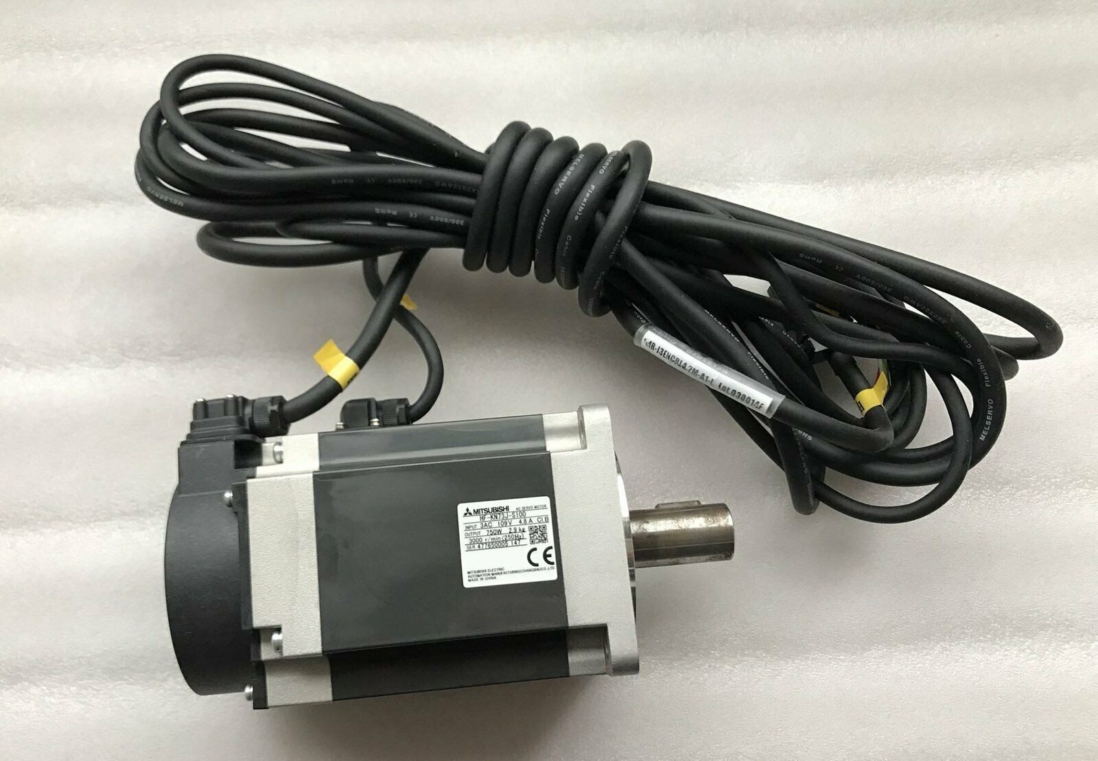 Uses HF-KN73J-S100 4.8A AC Servo Motor Tested in good condition