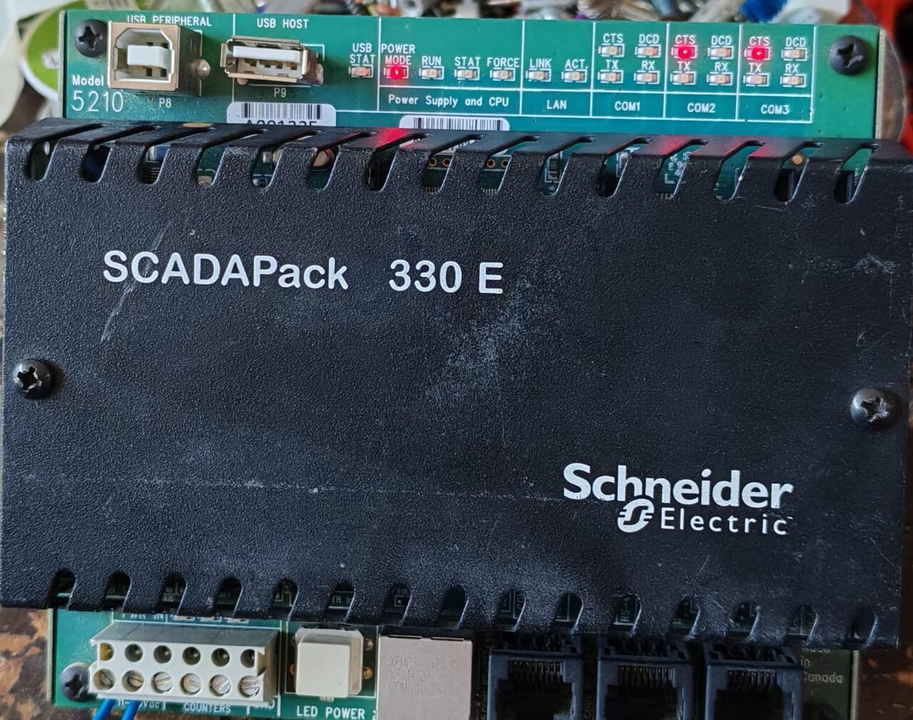SCHNEIDER ELETRIC SCADAPACK 330 E TBUP330-EA55-AA00 CONTROL MICROSYSTEMS