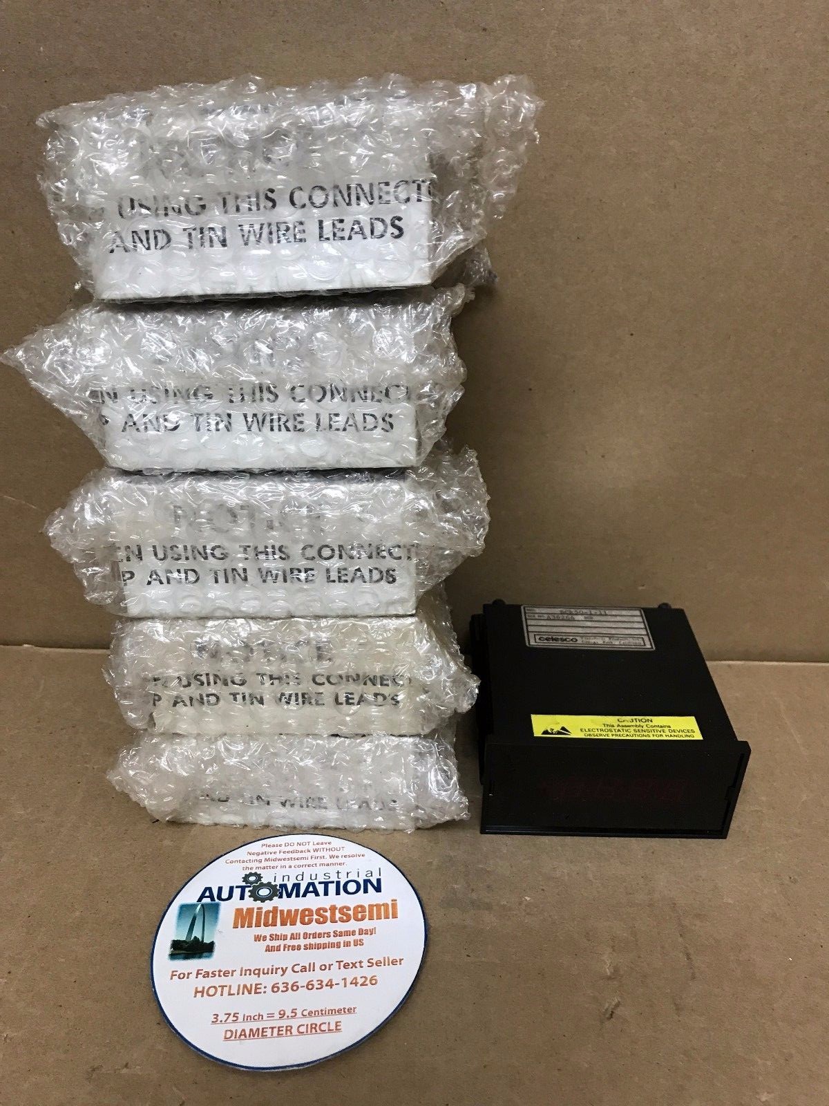 NEW BCR50111 CELESCO BCR50-1-11 PANEL METER FREESHIPSAMEDAY