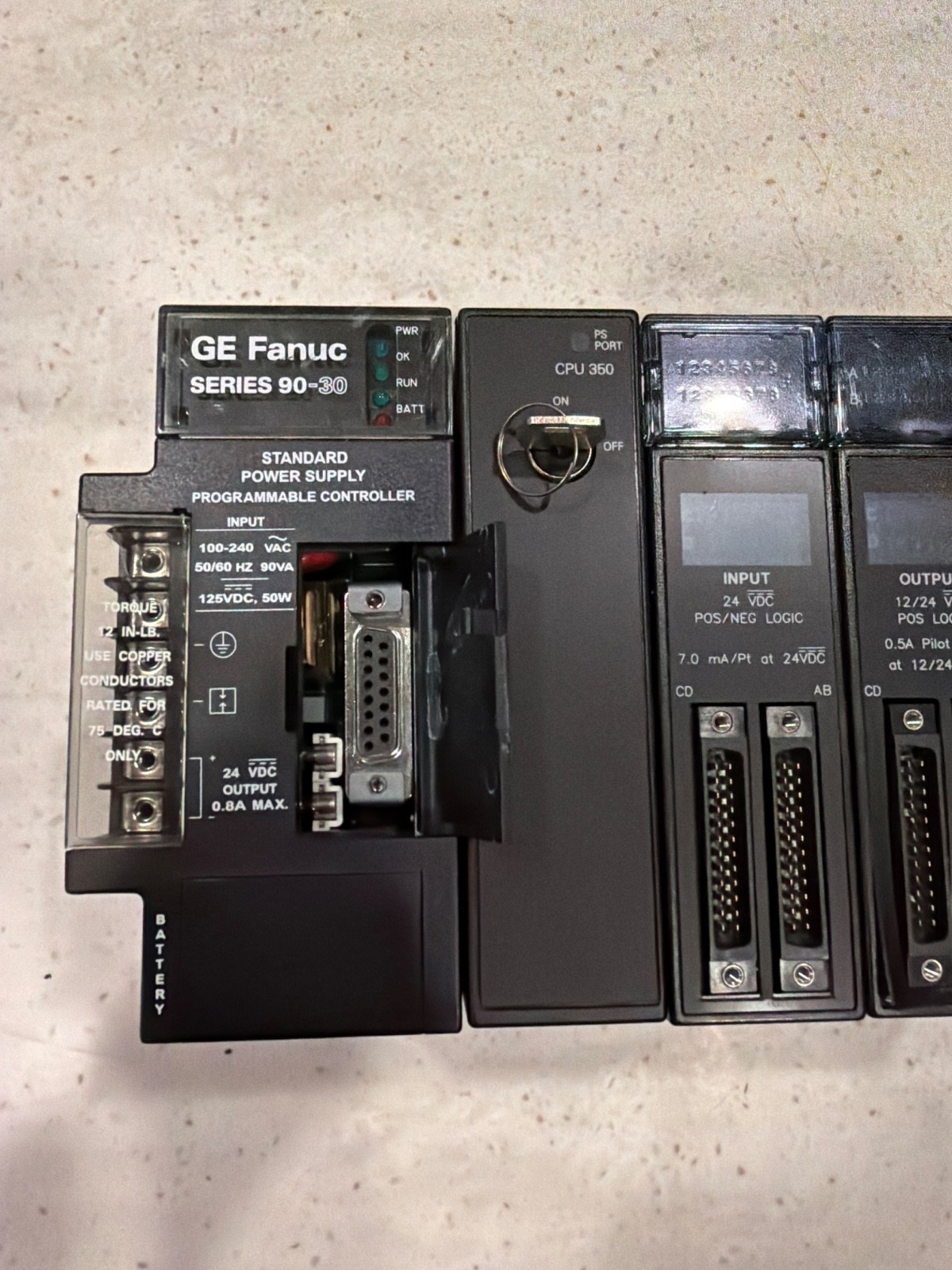 GE Fanuc Series 90-30 Programmable Controller Power Supply