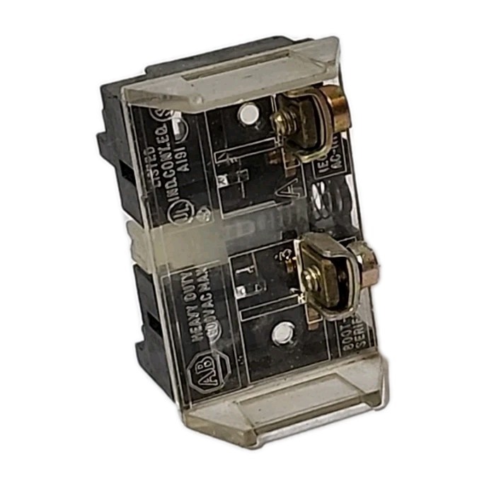 Lot of 2 Allen Bradley 800T-XD4 Contact Blocks 30.5mm Shallow 1 NC Late Break