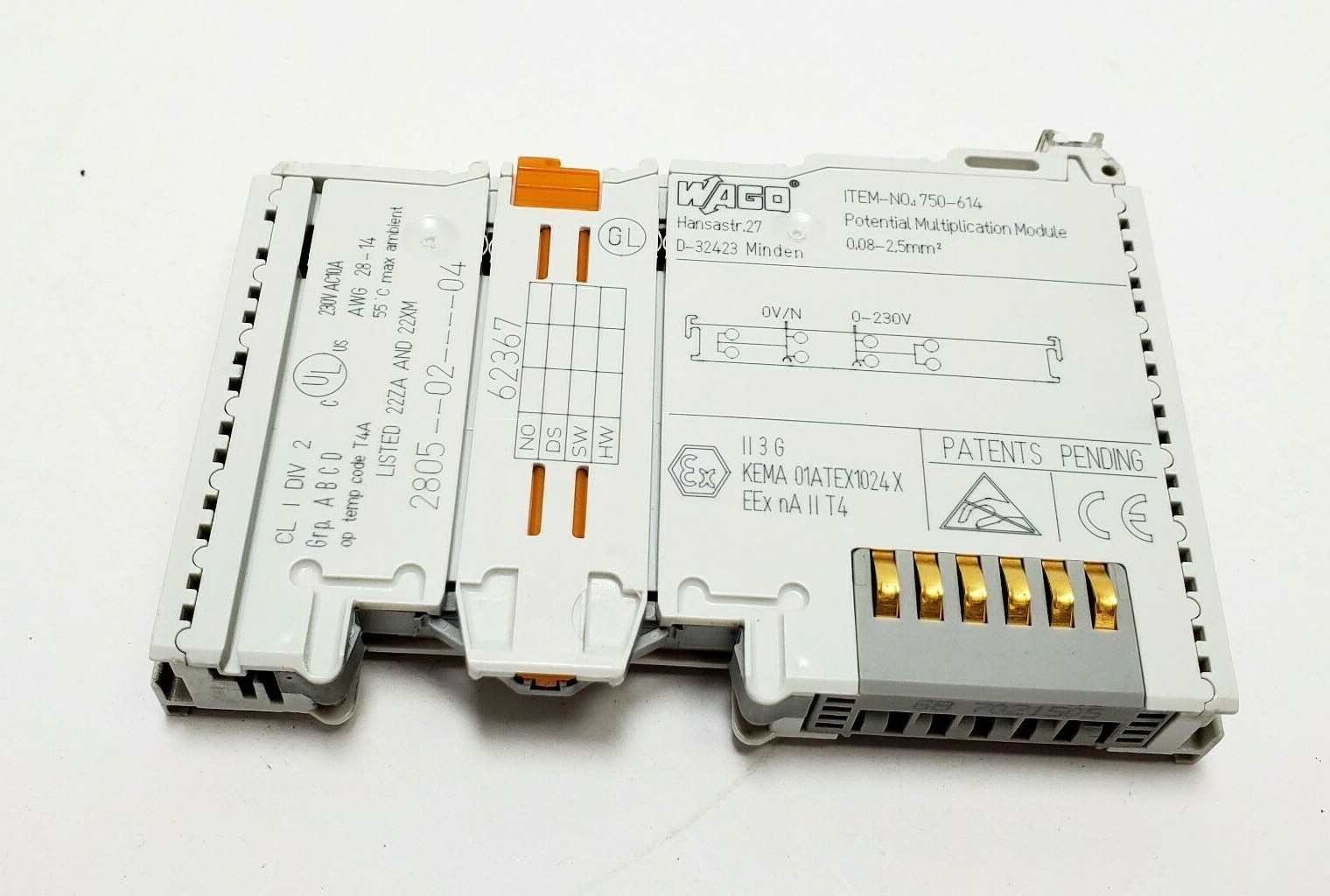 Wago 750-614 Potential Multiplication Module