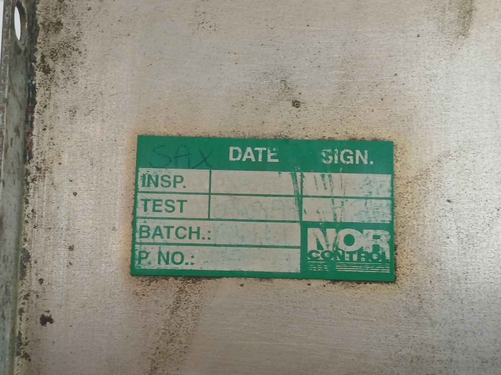 NOR CONTROL SAX 8810 Signal Acquisition Unit NN-832, NA 1001, NA 1008.4