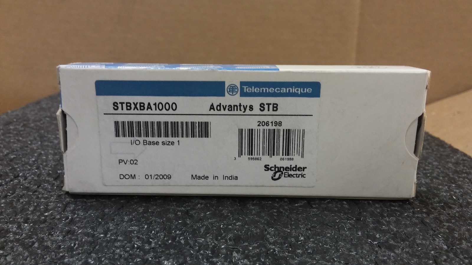 SCHNEIDER Electric TELEMECANIQUE STBXBA1000 Advantys STB I/O Base Size 1