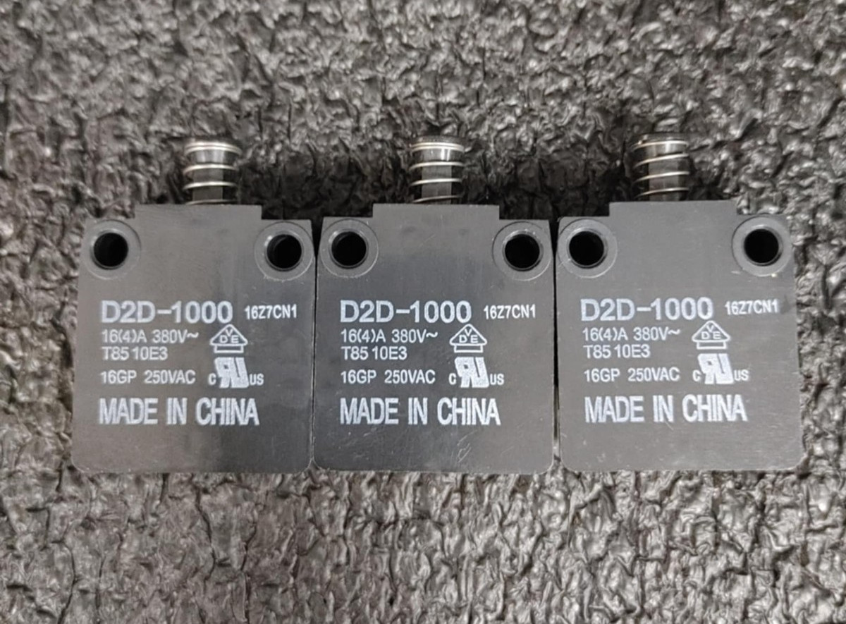Lot of 3 Omron 1627CN1 D2D-1000 Basic Switch 16A 250VAC