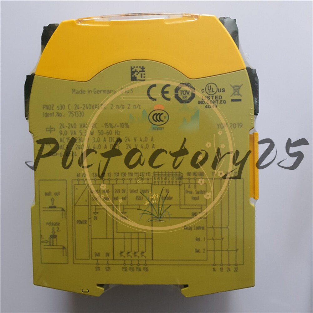 Safety Relay Module 751330 For PILZ PNOZ s30 C 24-240VACDC 2n/o 2n/c
