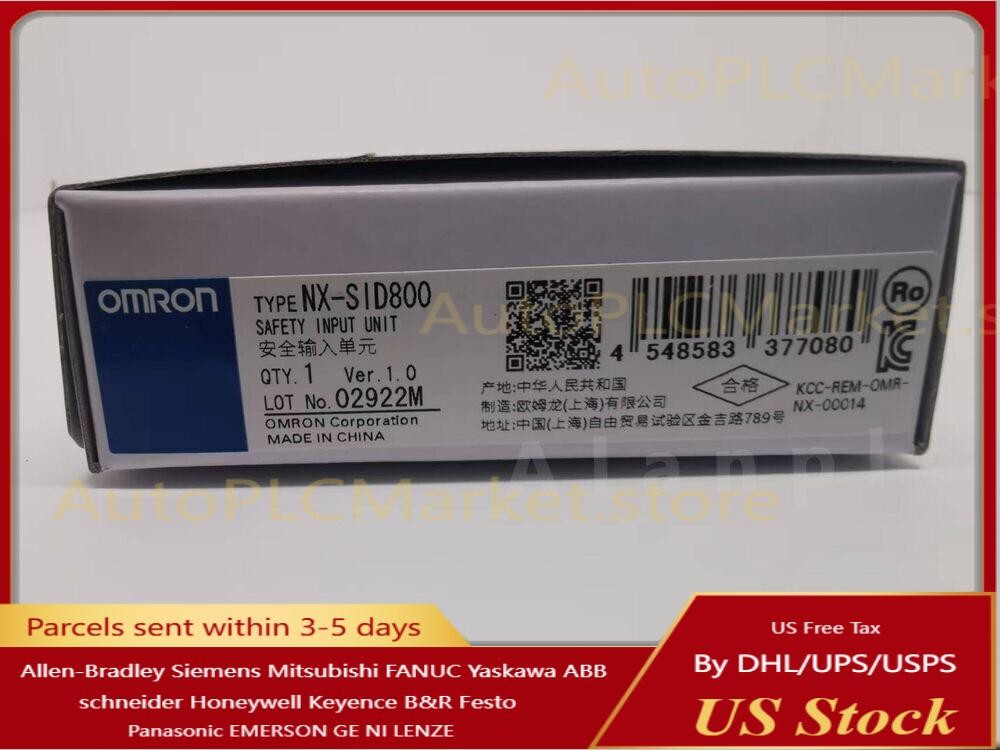 New in Box Omron NX-SID800 Safety Input Unit NX SID800 US FAST SHIP