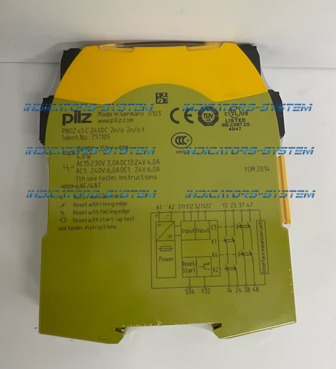 1PCS NEW PILZ PNOZ S5 751105 Safety Relay 24VDC
