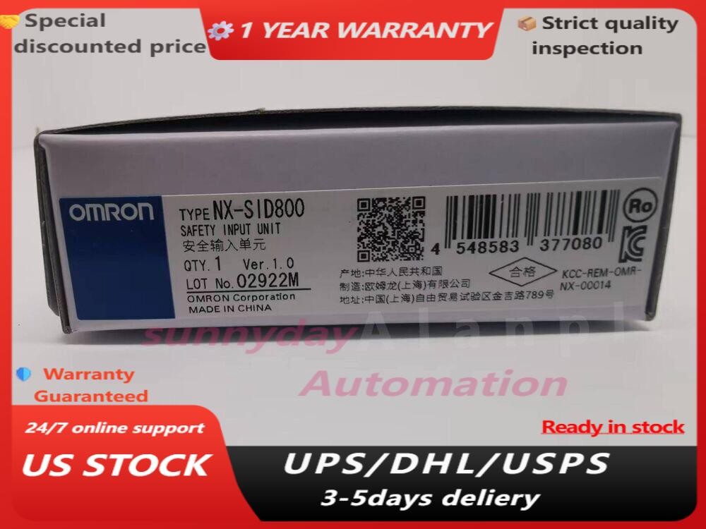 New in Box Omron NX-SID800 Safety Input Unit NX SID800 US FAST SHIP