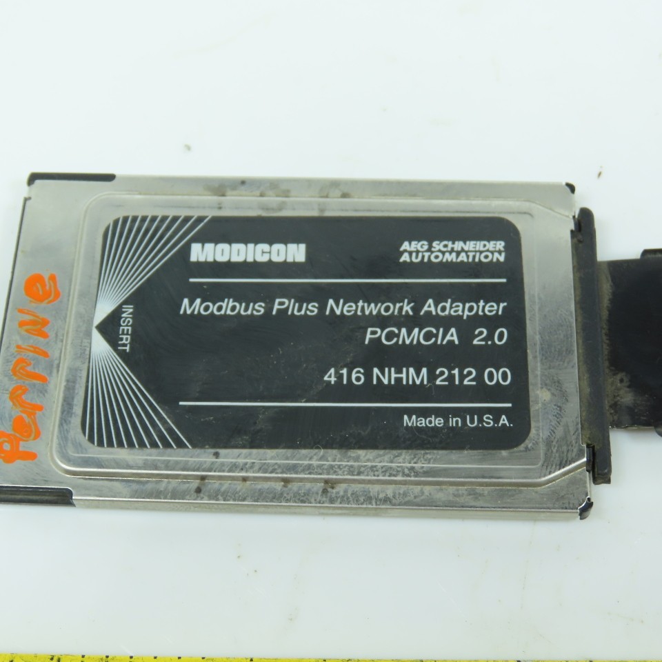 Modicon 416 NHM 212 00 Modibus Plus Network Adapter PCMCIA 2.0