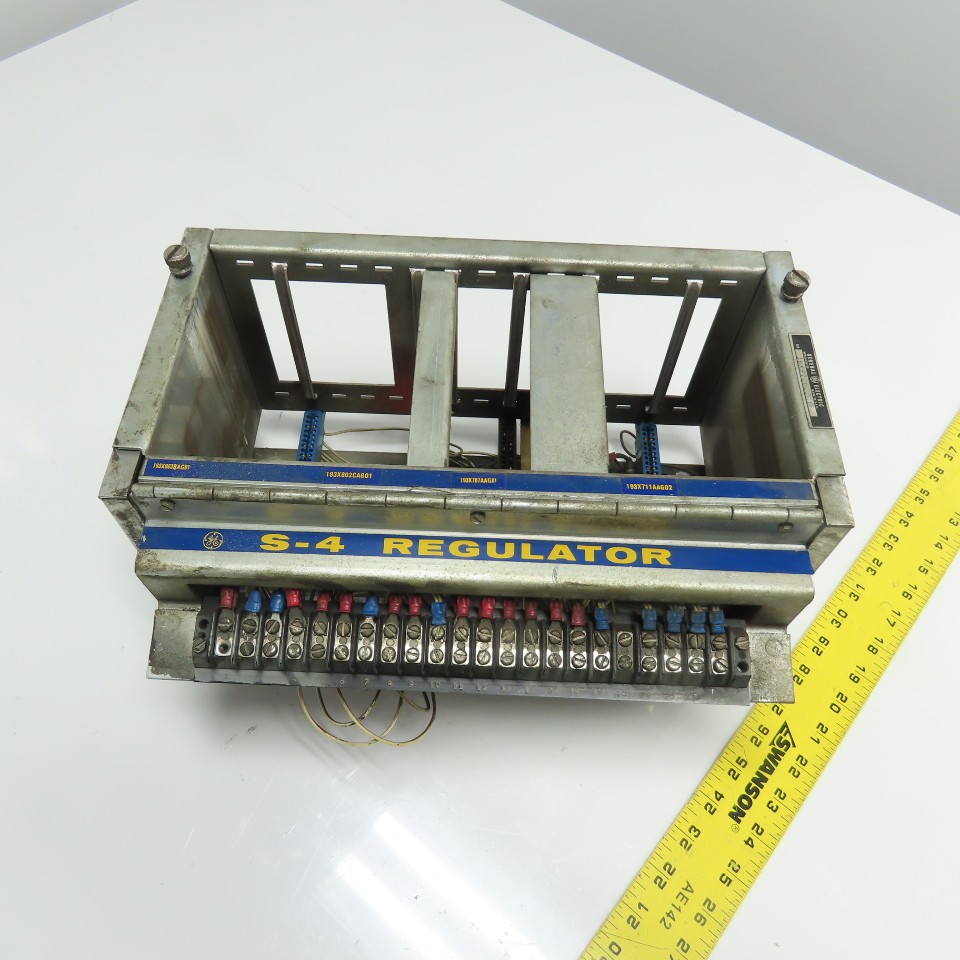 General Electric 36X972623G1 S-4 Regulator 4-Slot Rack Chassis