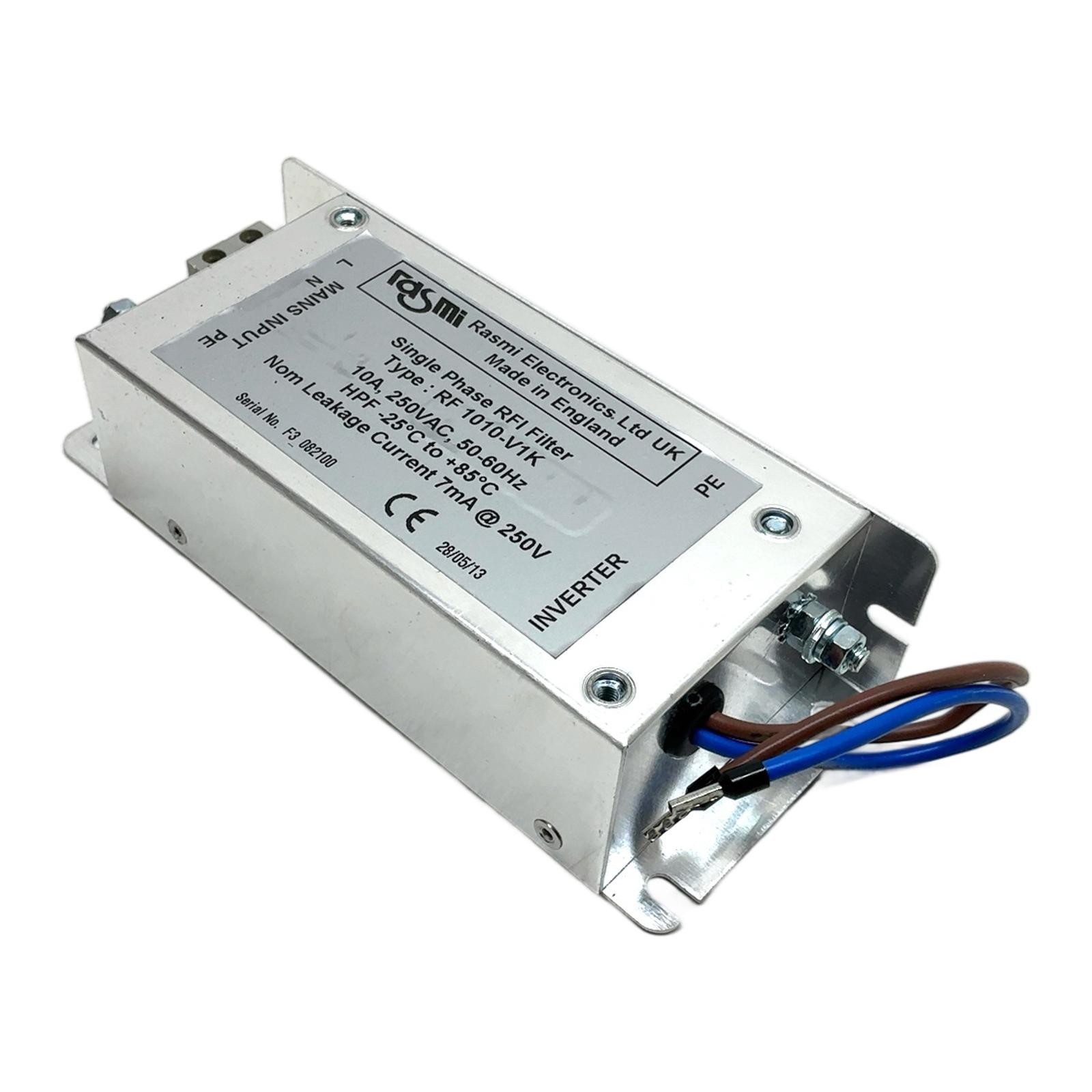 RF 1010-V1K RASMI ELECTRONICS, Rasmi Single Phase RFI Filter 10A 250VAC RF …..
