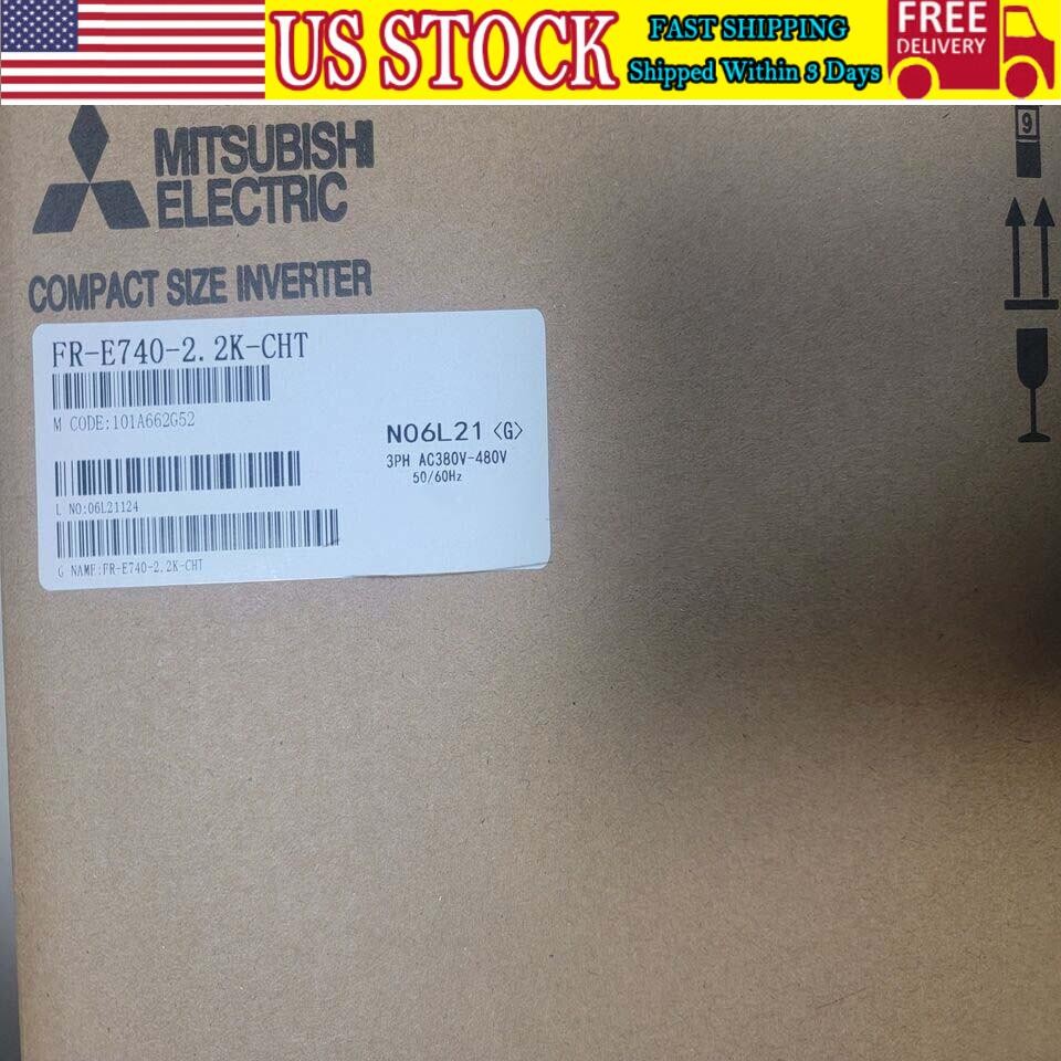 FR-E740-2.2K-CHT NEW MITSUBISHI COMPACT FREQUENCY INVERTER PLC MODULE
