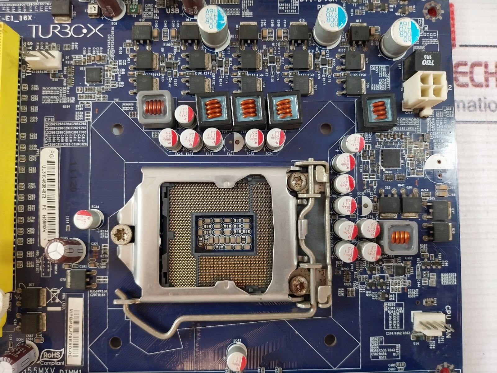 Foxconn H55MXV Motherboard With Ram I/O Shield 94V-0