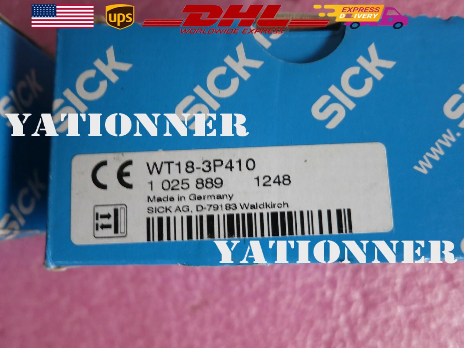 SICK WT18-3P410 Photoelectric Sensor New One WT183P410 Expedited Shipping