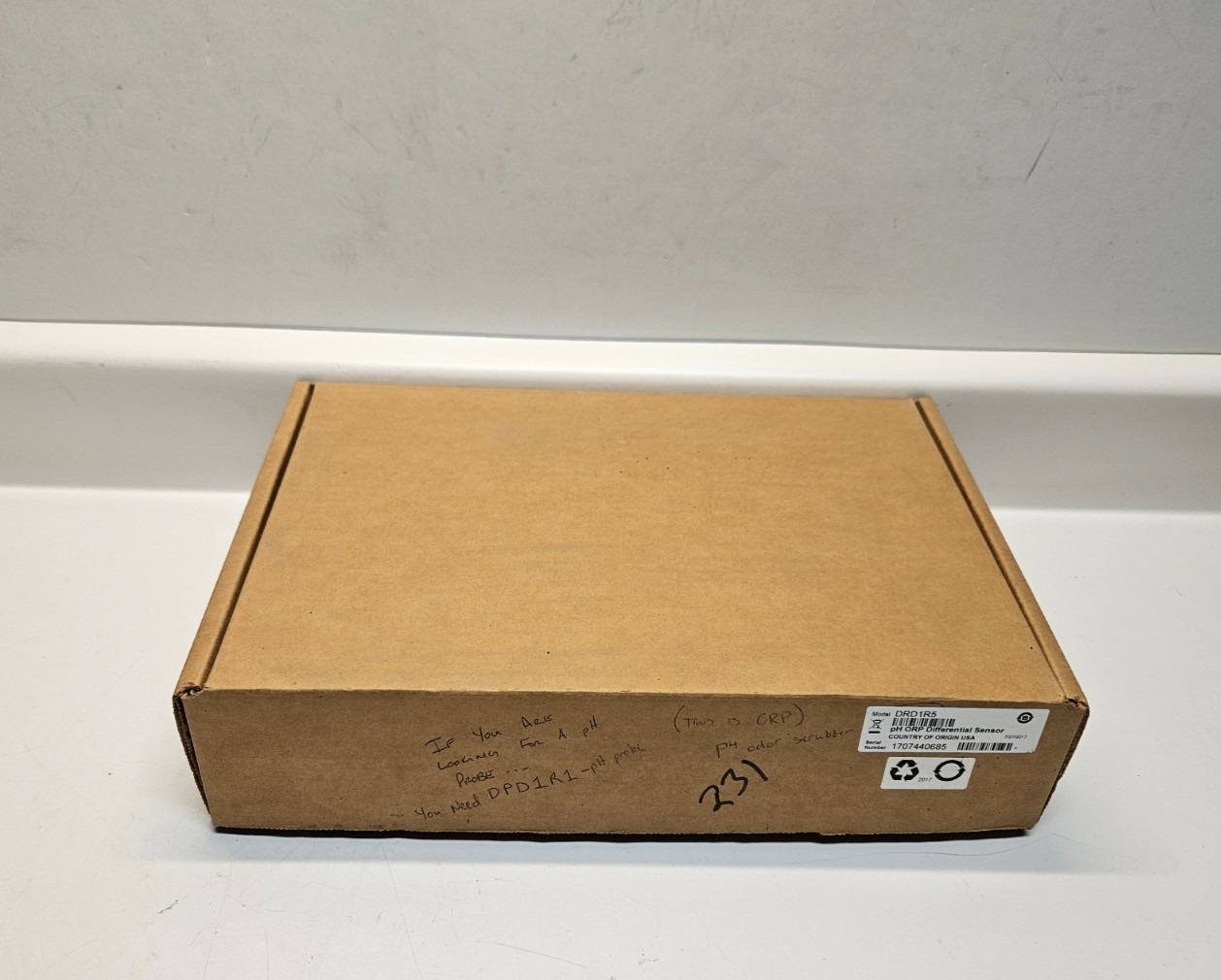 HACH DRD1R5 PH ORP DIFFERENTIAL SENSOR NEW! FREE SHIP!