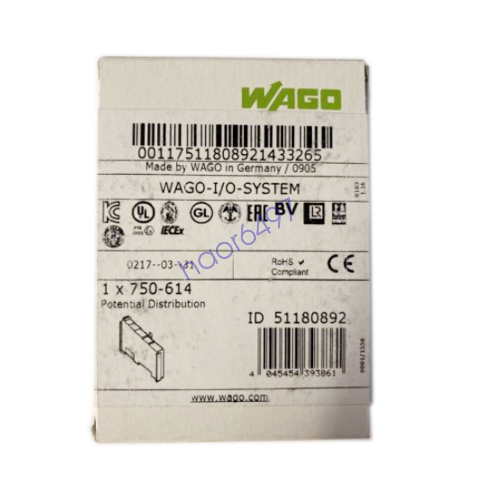 1 pcs New IN Box WAGO 750-614 module